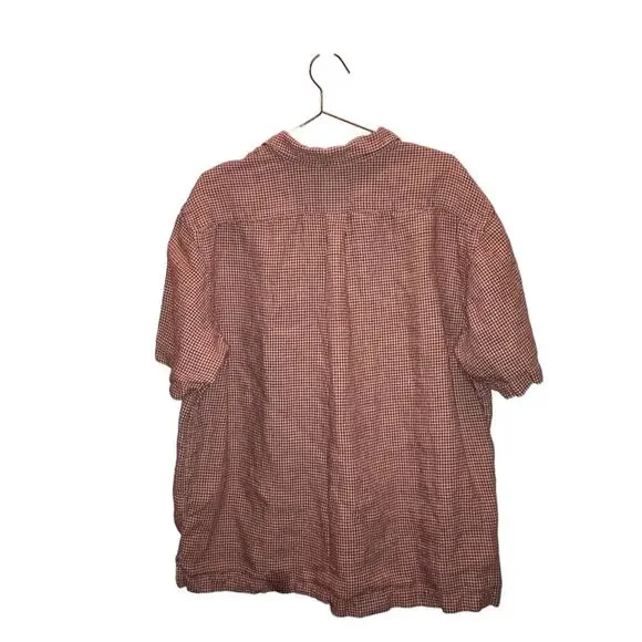 Eddie Bauer Linen Short Sleeve Shirt - Size XXL - Excellent! - Picture 2 of 6